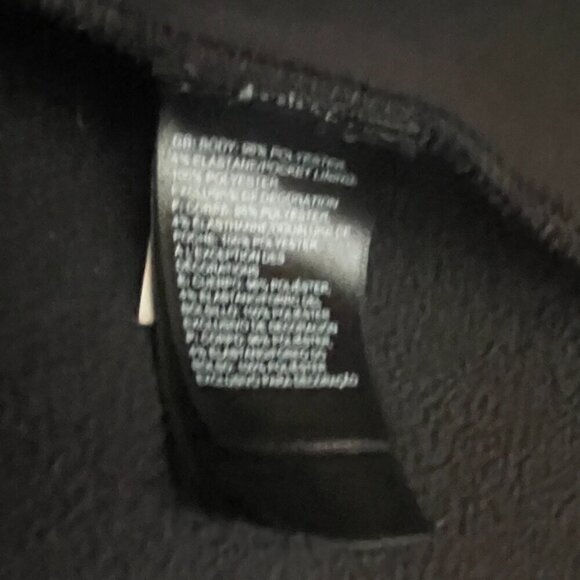 MEN'S NORTH FACE BLACK ZIP-UP JACKET, SIZE LARGE - Picture 14 of 15